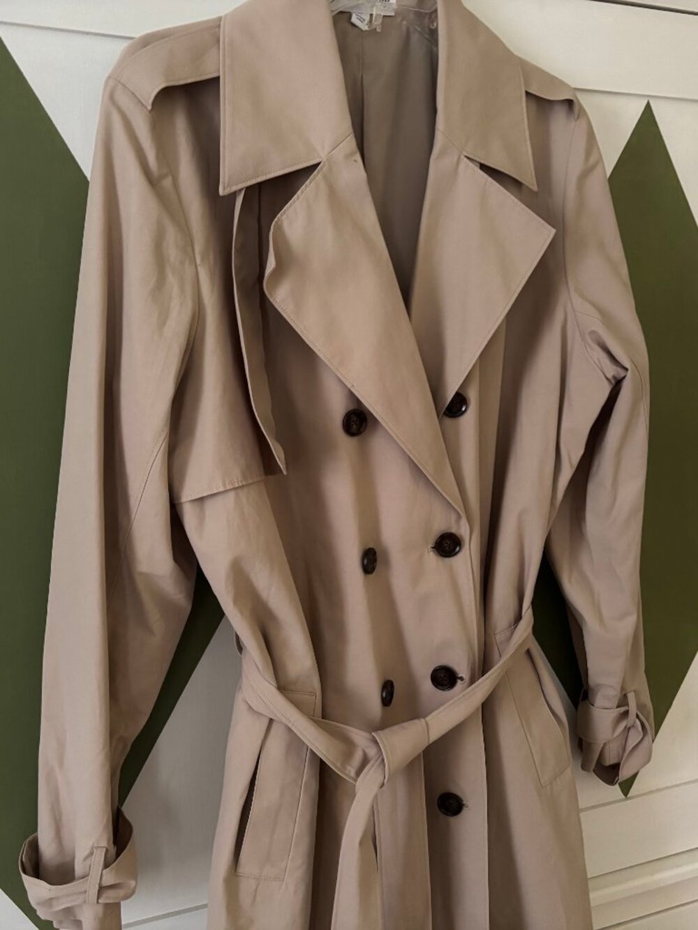 NWOT! The Drop 'Noa' Beige Trench Coat - Picture 4 of 9